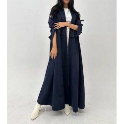 عباية شامواه كلوش كحلي مع سدو قصة رسمية