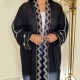 Black Embroidered Women's Abaya